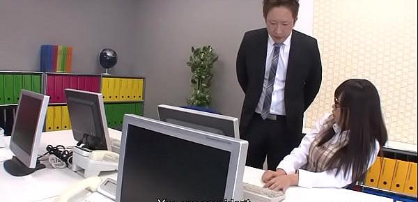  Japanese office lady, Mikuru Mio got banged at work, uncensored